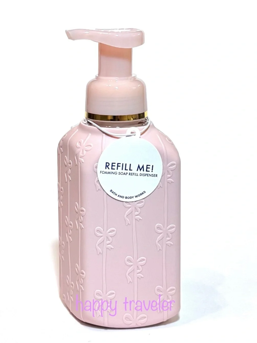 PINK BOWS Foaming Hand Soap Dispenser